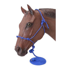 Cargar imagen en el visor de la galería, Tough1 Poly Rope Halter with 14' Lead