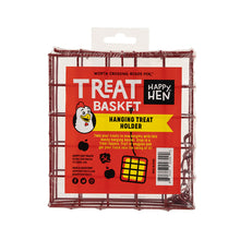 Cargar imagen en el visor de la galería, Lleva tus golosinas a otro nivel con esta práctica cesta colgante. ¡Coloca un cuadrado de golosinas, frutas o verduras y anima a tu bandada a disfrutar!