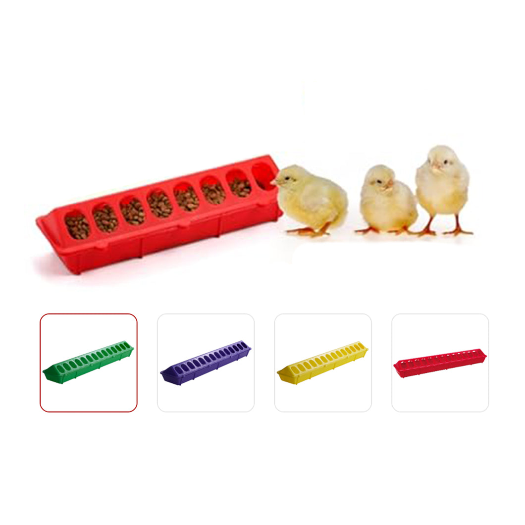 Plastic Flip-Top Poultry Ground Feeder