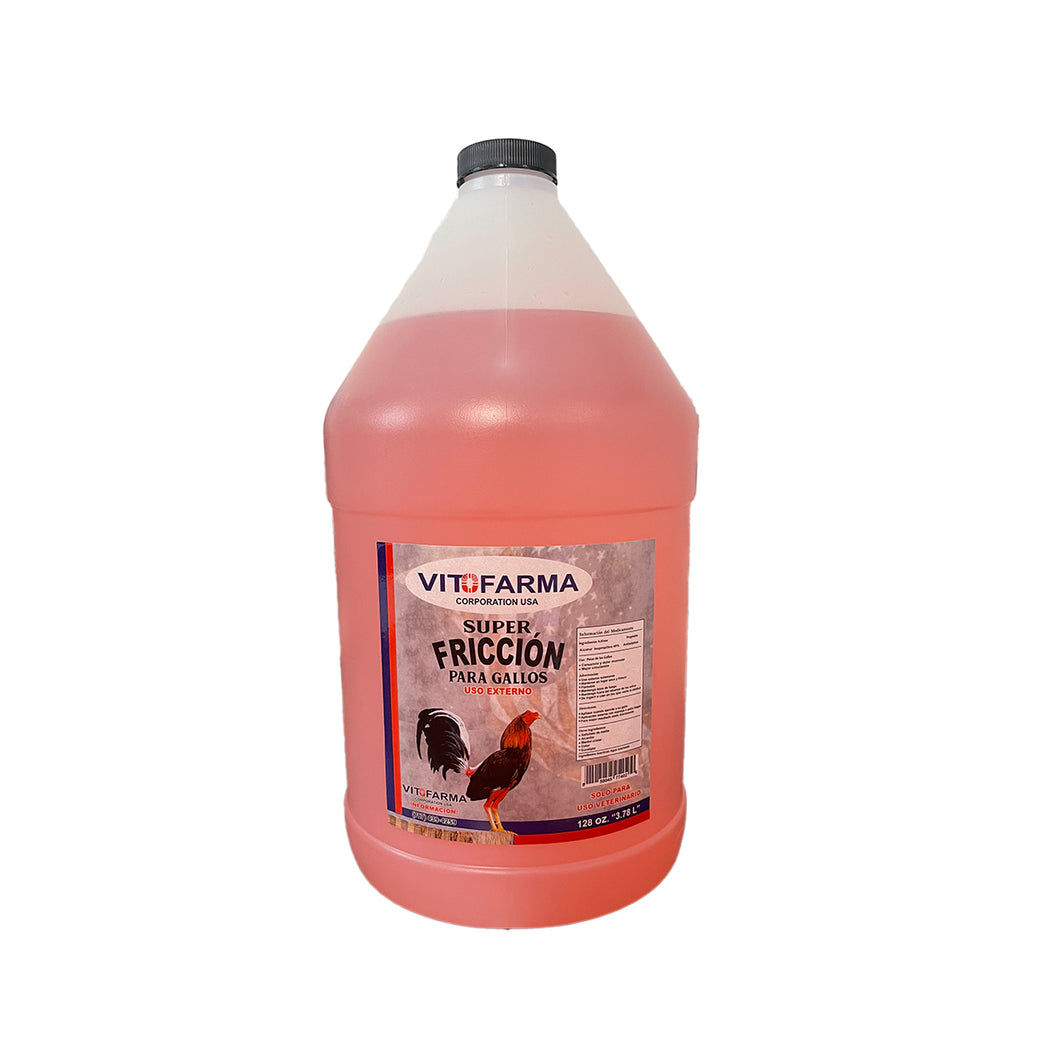 Mantén a tus ejemplares en óptimas condiciones antes y después del entrenamiento con la Fricción para Gallos de Vito Farma, especialmente formulada para estimular el rendimiento y acelerar la recuperación muscular. 