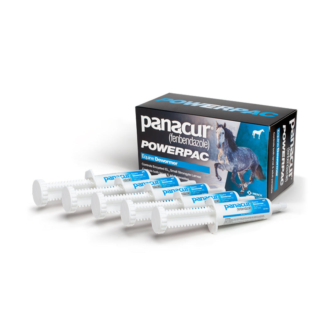 PANACUR® POWERPAC es un desparasitante equino de acción completa que lo hace altamente eficaz contra los parásitos más peligrosos del caballo.