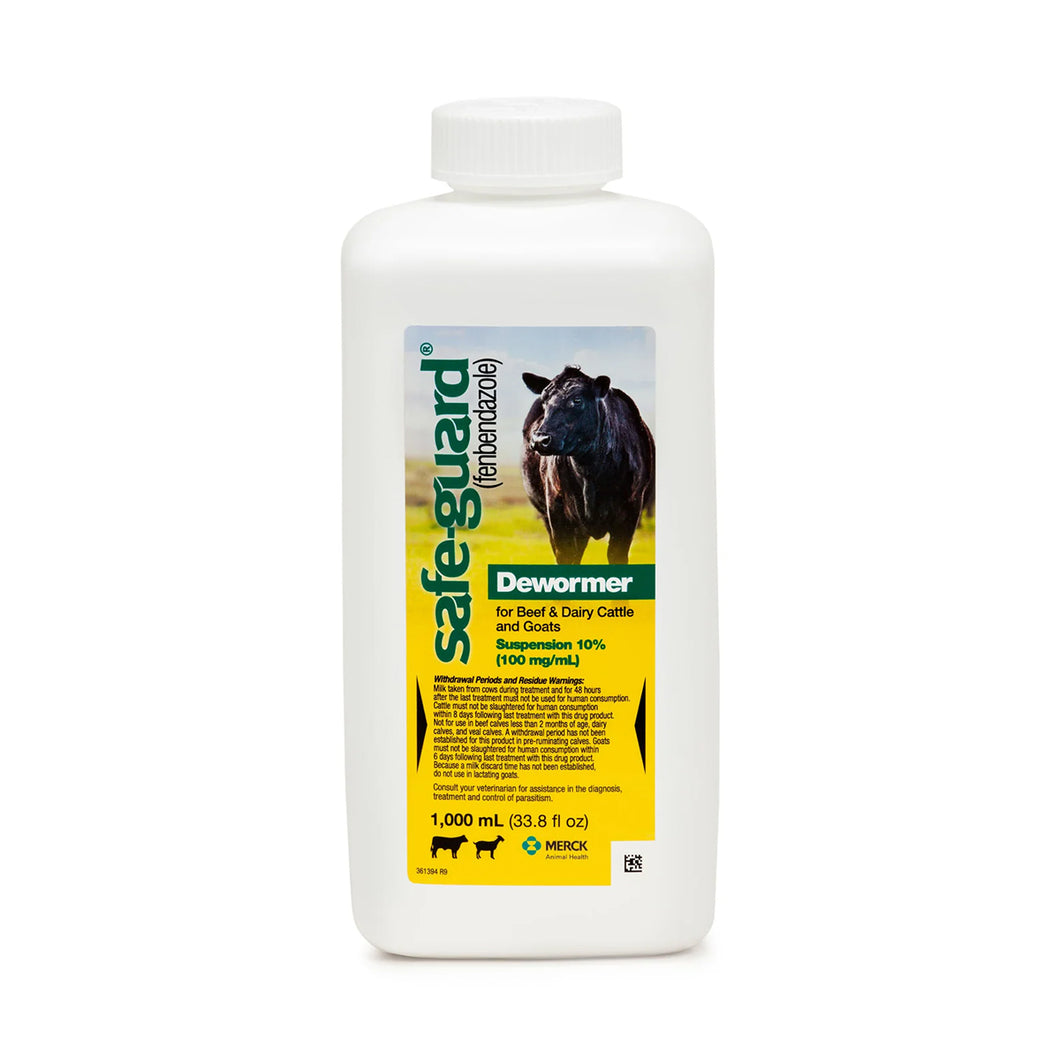 Safe-Guard 10% Suspension Cattle and Goat Dewormer