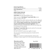 Cargar imagen en el visor de la galería, Vet Basics® Lime Sulfur Dip – Tratamiento Antimicrobiano y Antiparasitario para la Piel
