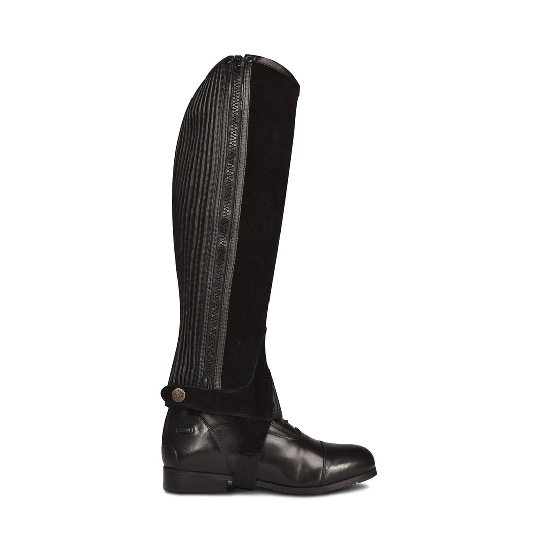 Women's Pro Suede Ribbed Half Chap
